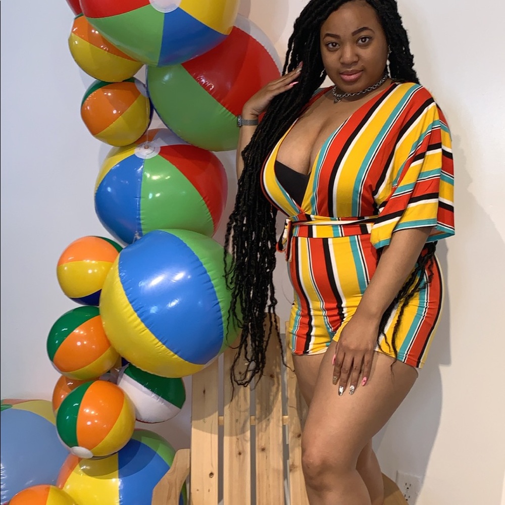 Striped Romper